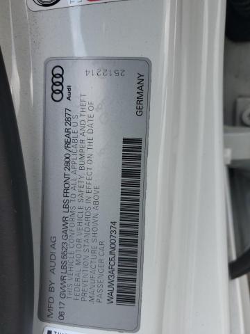 2018 AUDI A7 PREMIUM WAUW3AFC5JN007374