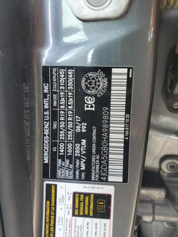 2017 MERCEDES-BENZ GLE 400 4M 4JGDA5GB0HA989809