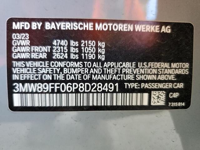 2023 BMW 330XI 3MW89FF06P8D28491