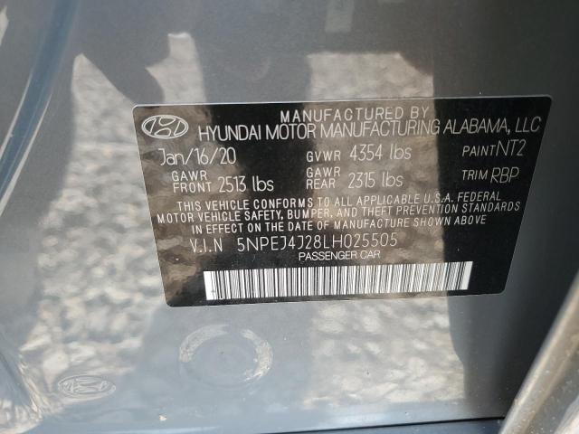 2020 HYUNDAI SONATA SEL - 5NPEJ4J28LH025505