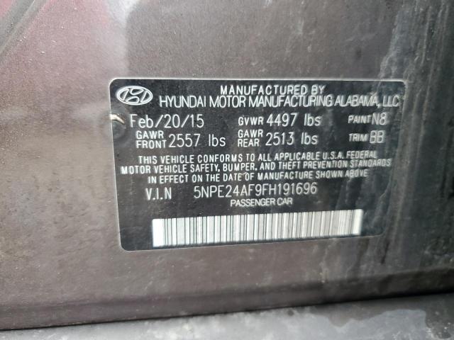 2015 HYUNDAI SONATA SE - 5NPE24AF9FH191696