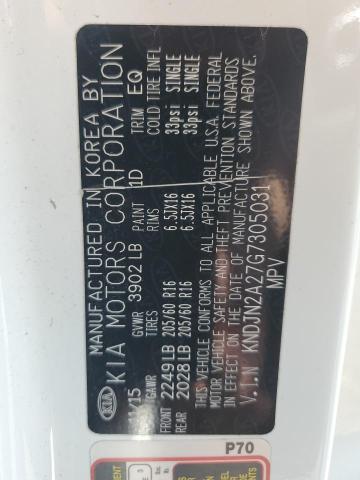 2016 KIA SOUL - KNDJN2A27G7305031