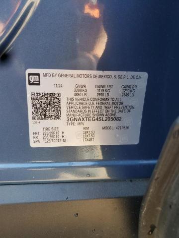 2025 CHEVROLET EQUINOX RS 3GNAXTEG4SL205082