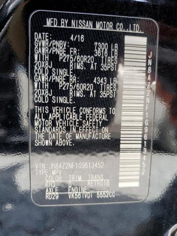 2016 INFINITI QX80 JN8AZ2NF1G9613452