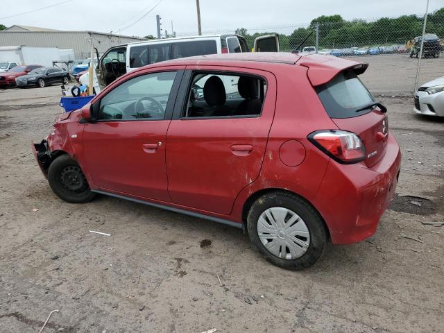 MITSUBISHI MIRAGE ES 2021 red  gas ML32AUHJ8MH007931 photo #3