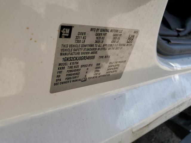 2016 GMC YUKON DENA 1GKS2CKJ0GR346909