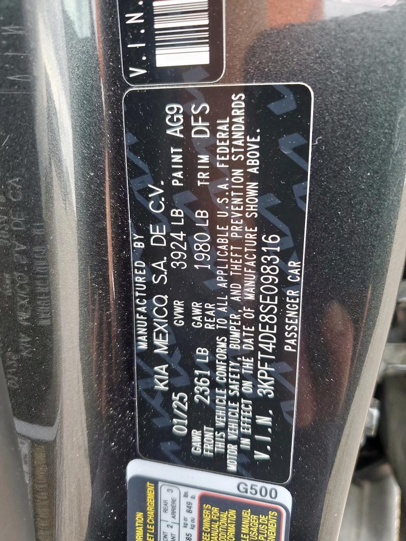 2025 KIA K4 LX - 3KPFT4DE8SE098316