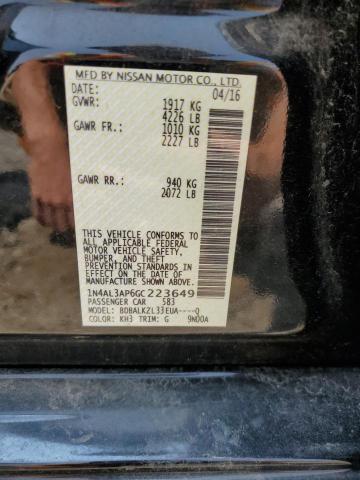 2016 NISSAN ALTIMA 2.5 - 1N4AL3AP6GC223649
