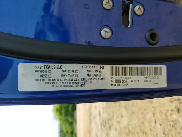 2018 DODGE CHALLENGER - 2C3CDZAG1JH246493