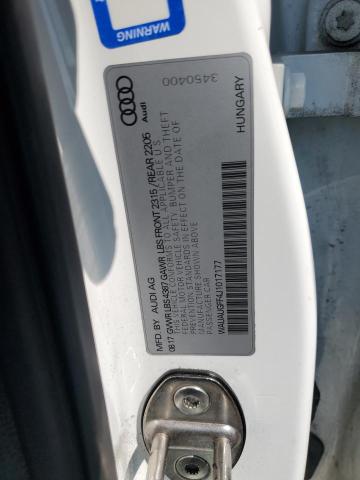 2018 AUDI A3 PREMIUM WAUAUGFF4J1017177