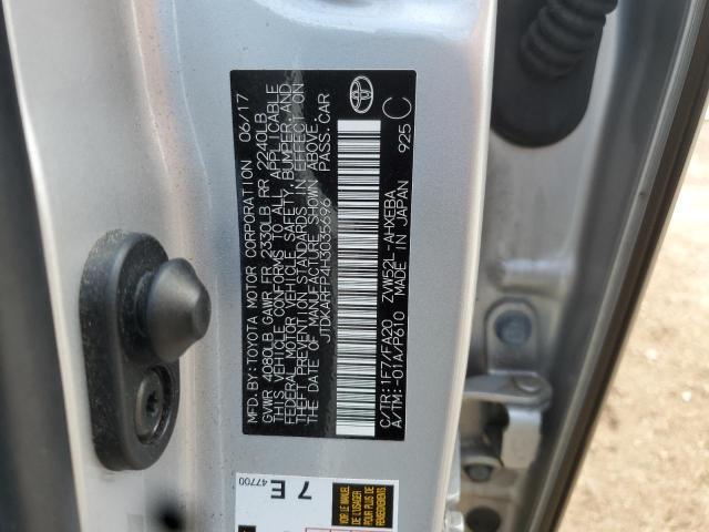 2017 TOYOTA PRIUS PRIM - JTDKARFP4H3035696