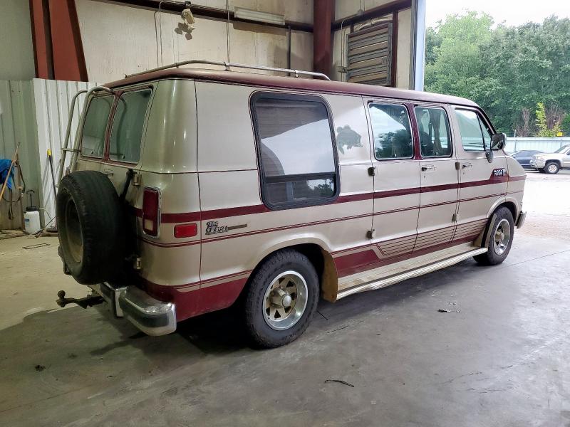 DODGE RAM VAN B2 1987 burgundy  gas 2B6HB23T5HK287672 photo #4