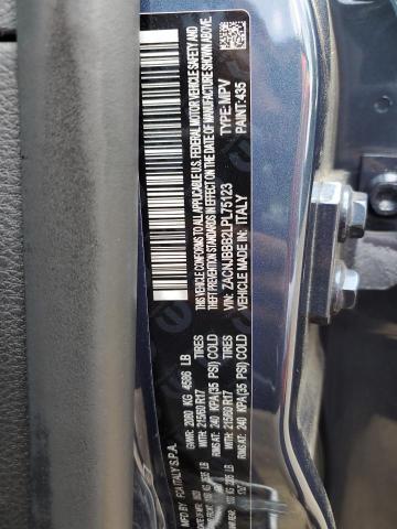 2020 JEEP RENEGADE L ZACNJBBB2LPL75123