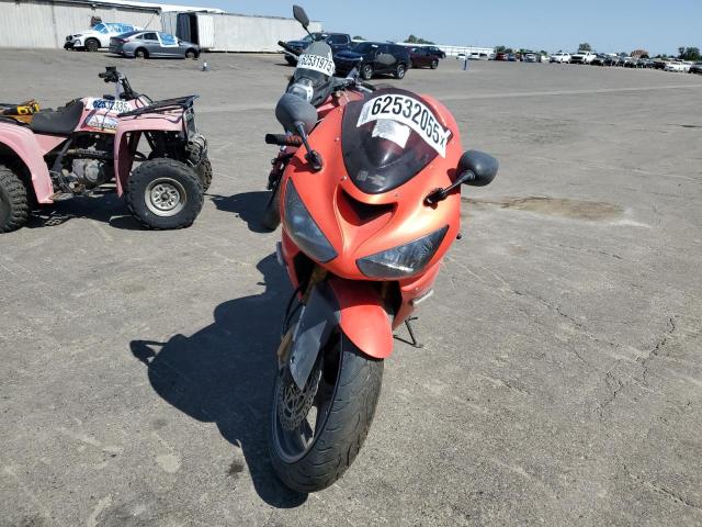 KAWASAKI NINJA ZX 6 2005 orange racer gas JKBZXJC1X5A012449 photo #3