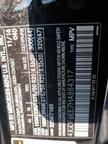 2017 MERCEDES-BENZ GLS 450 4M - 4JGDF6EE7HA884317