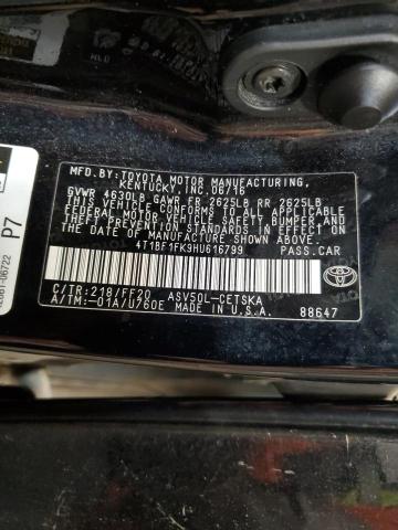 2017 TOYOTA CAMRY LE - 4T1BF1FK9HU616799