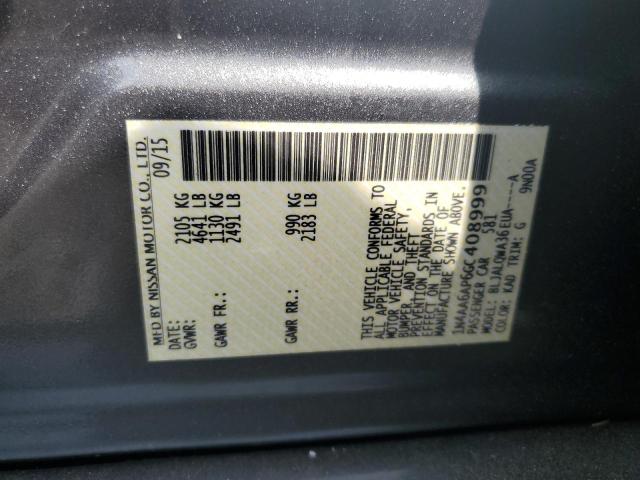 2016 NISSAN MAXIMA 3.5 - 1N4AA6AP6GC408999