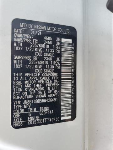 2024 NISSAN ROGUE SV JN8BT3BB5RW426491