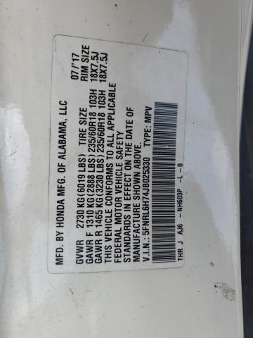 2018 HONDA ODYSSEY EX 5FNRL6H74JB025330