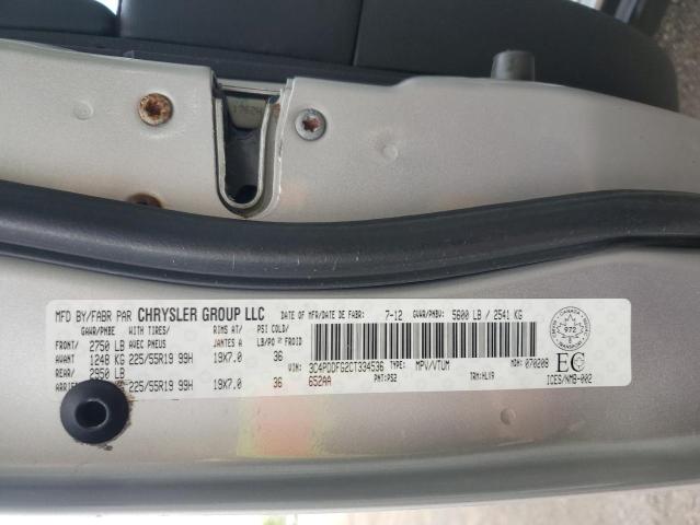 2012 DODGE JOURNEY R/ - 3C4PDDFG2CT334536