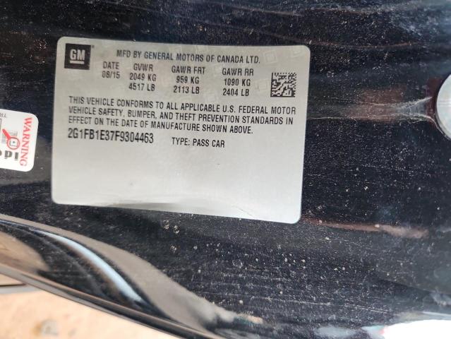 2015 CHEVROLET CAMARO LS 2G1FB1E37F9304463