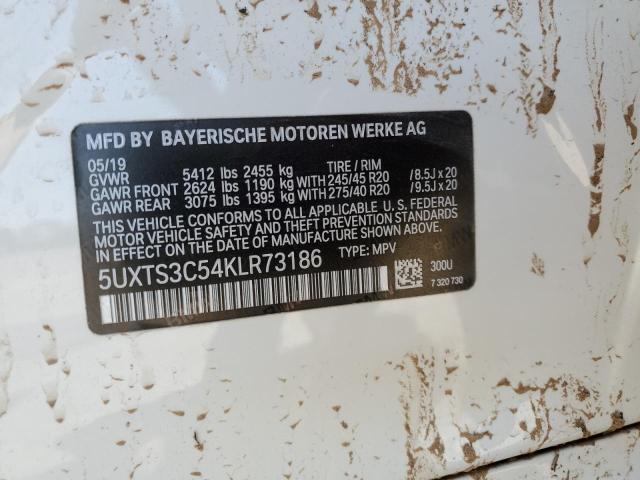 2019 BMW X3 XDRIVEM40I 5UXTS3C54KLR73186
