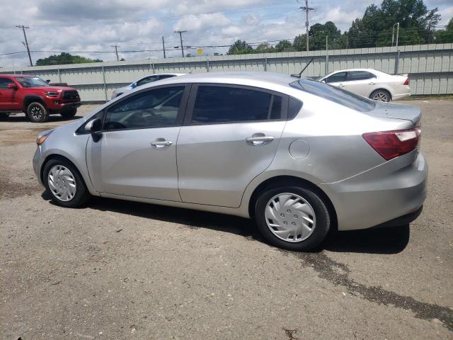 KIA RIO LX 2016 silver sedan 4d gas KNADM4A38G6680269 photo #3