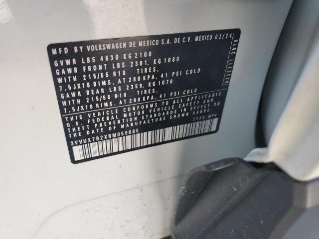 2024 VOLKSWAGEN TAOS SE 3VVUX7B2XRM059685