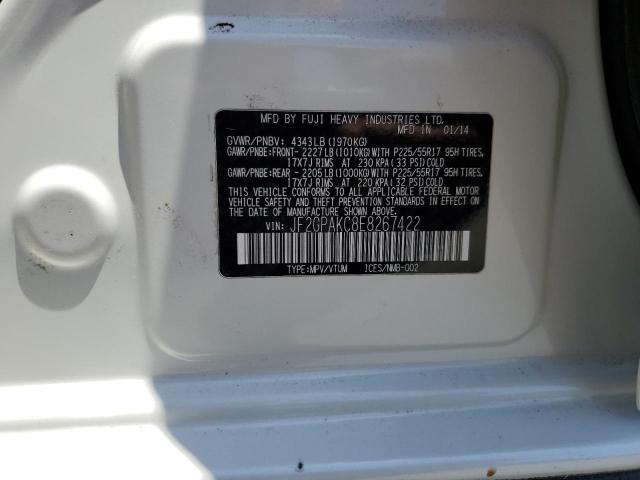 2014 SUBARU XV CROSSTR - JF2GPAKC8E8267422