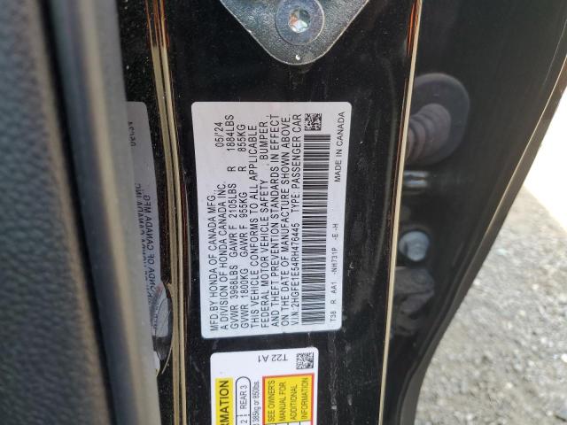2024 HONDA CIVIC SI - 2HGFE1E54RH476445