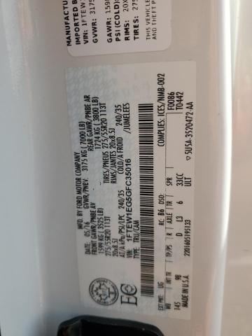 2016 FORD F150 SUPER - 1FTEW1EG5GFC35016