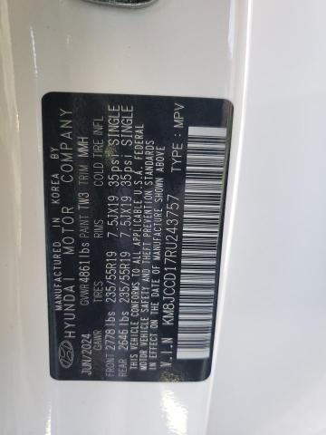 2024 HYUNDAI TUCSON SEL KM8JCCD17RU243757