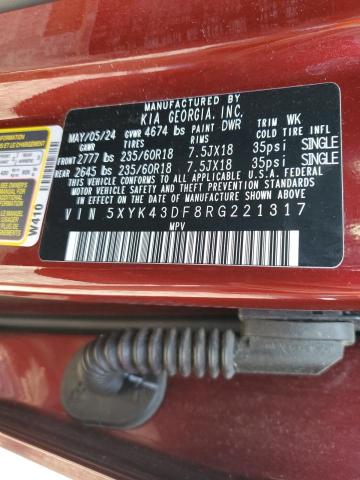 2024 KIA SPORTAGE SX 5XYK43DF8RG221317