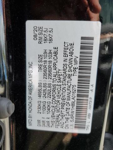 2020 HONDA CR-V EXL - 5J6RW1H89LA016275