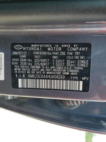 2017 HYUNDAI TUCSON LIM KM8J3CA44HU404269