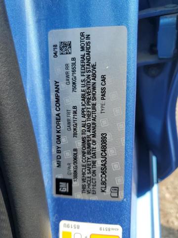 2018 CHEVROLET SPARK 1LT - KL8CD6SA3JC480893