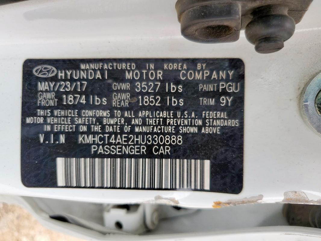 2017 HYUNDAI ACCENT SE - KMHCT4AE2HU330888