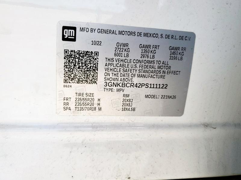 2023 CHEVROLET BLAZER 2LT - 3GNKBCR42PS111122