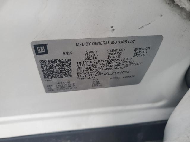 2020 CADILLAC XT6 SPORT 1GYKPGRSXLZ104815