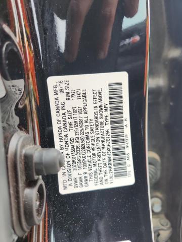 2016 HONDA CR-V EX - 2HKRM4H5XGH701256