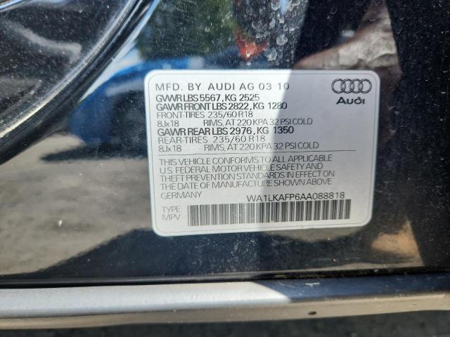 2010 AUDI Q5 PREMIUM - WA1LKAFP6AA088818