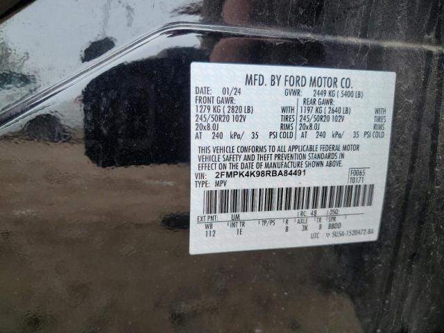 2024 FORD EDGE TITAN 2FMPK4K98RBA84491