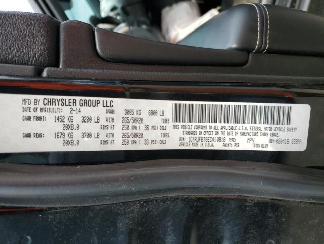 2014 JEEP GRAND CHER - 1C4RJFBT0EC410818