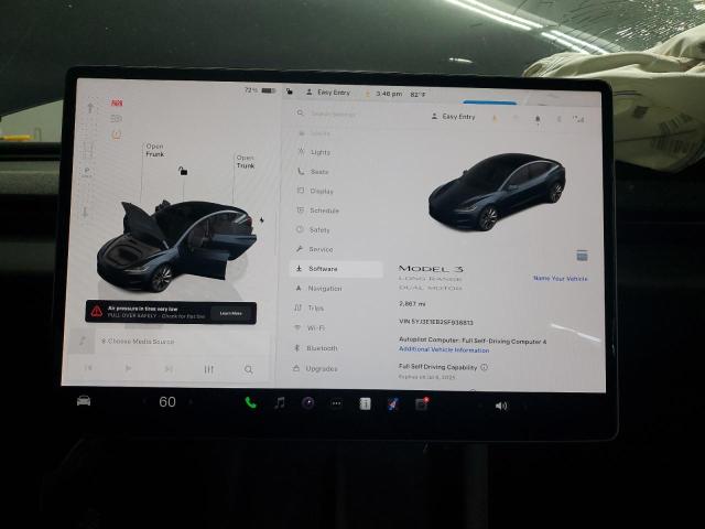 2025 TESLA MODEL 3 5YJ3E1EB2SF938813