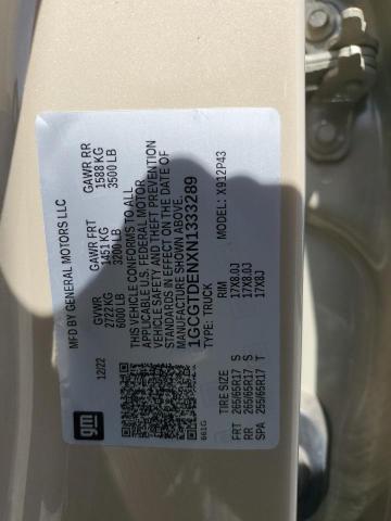 2022 CHEVROLET COLORADO Z - 1GCGTDENXN1333289