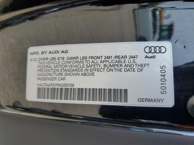 2023 AUDI A5 PREMIUM WAUTAAF57PA029709