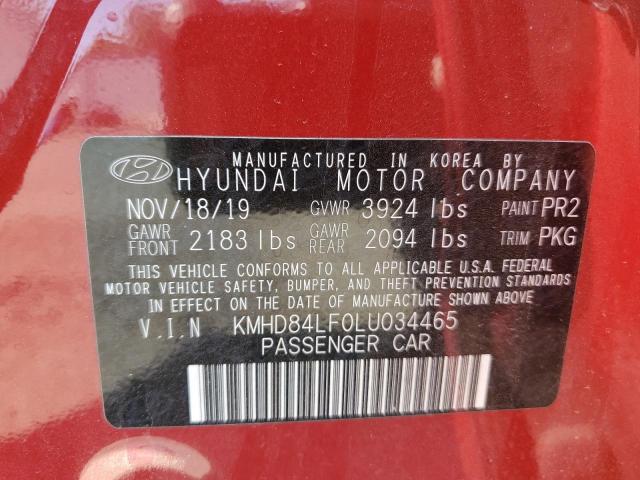 2020 HYUNDAI ELANTRA SE - KMHD84LF0LU034465