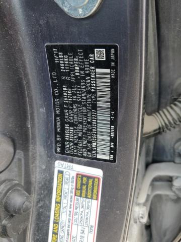 2018 HONDA CLARITY TO JHMZC5F39JC002227