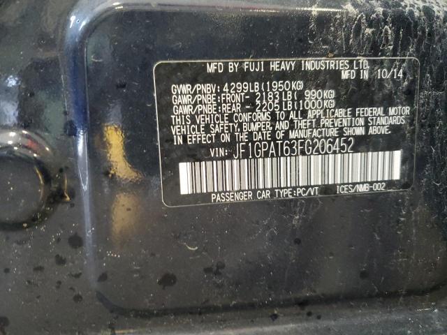 2015 SUBARU IMPREZA SP JF1GPAT63FG206452