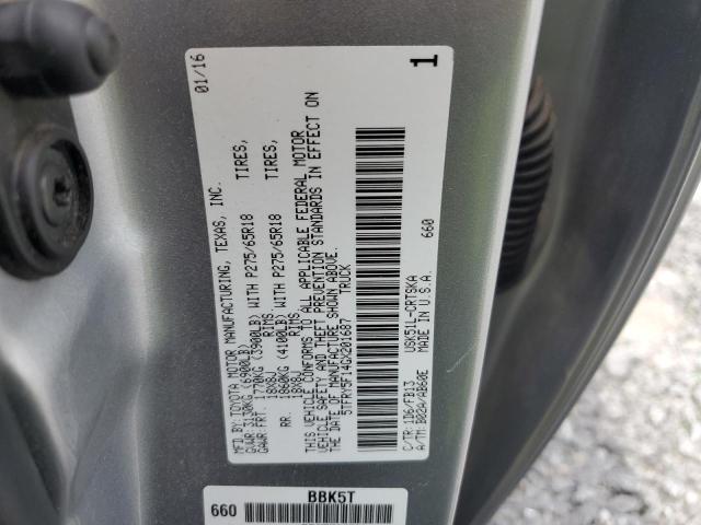 2016 TOYOTA TUNDRA DOU - 5TFRY5F14GX201687